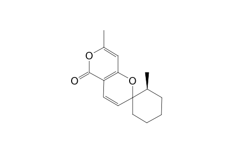 Spiro[4-Methyl-3,7-dioxabicyclo[4.4.0]deca-1(6),4,9-triene-2-one-8,1'-2'-methylcyclohexane]