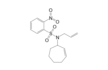 N-(1-cyclohept-2-enyl)-2-nitro-N-prop-2-enylbenzenesulfonamide