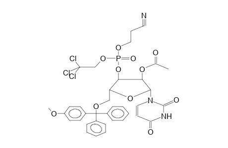 5'-O-METHOXYTRITYL-2'-O-ACETYLURIDINE-3'-CYANOETHYL(2,2,2-TRICHLOROETHYL)PHOSPHATE