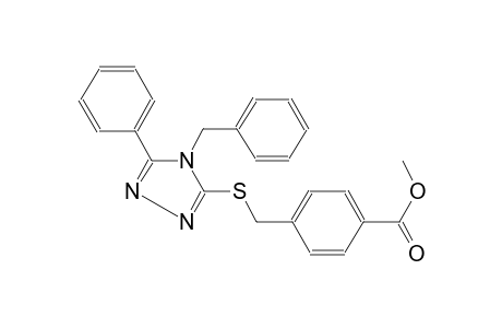 methyl 4-{[(4-benzyl-5-phenyl-4H-1,2,4-triazol-3-yl)sulfanyl]methyl}benzoate