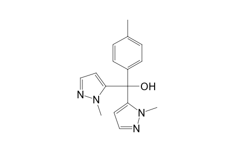 1H-Pyrazole-5-methanol, 1-methyl-.alpha.-(4-methylphenyl)-.alpha.-(1-methyl-1H-pyrazol-5-yl)-