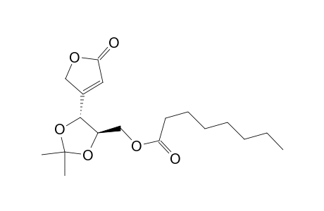 (+)-(1'R,2'R)-3-[1',2'-(Isopropylidenedioxy)-3'-(octanoyloxy)propyl]-2-buten-4-olide
