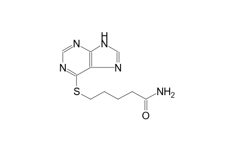 5-(9H-purin-6-ylsulfanyl)pentanamide