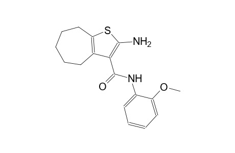 2-amino-N-(2-methoxyphenyl)-5,6,7,8-tetrahydro-4H-cyclohepta[b]thiophene-3-carboxamide