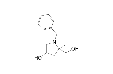 1-Benzyl-2-ethyl-4-hydroxy-2-(hydroxymethyl)pyrrolidine