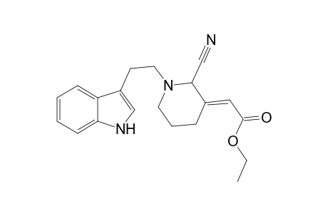 3-[2-[(2-Cyano-3-(ethoxycarbonylmethylene)piperdin-1-yl]ethyl]indole