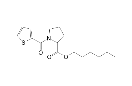 L-Proline, N-(thiophen-2-carbonyl)-, hexyl ester