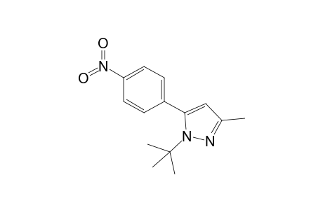 1-tert-Butyl-3-methyl-5-(4-nitrophenyl)pyrazole
