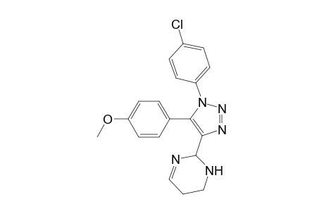 1-(p-Chlorophenyl)-4-(2-tetrhydropyrimidinyl)-5-(p-methoxyphenyl)-1,2,3-triazole