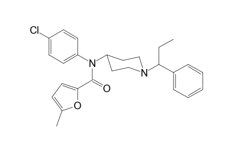 N-4-Chlorophenyl-5-methyl-N-[1-(1-phenylpropyl)piperidin-4-yl]furan-2-carboxamide