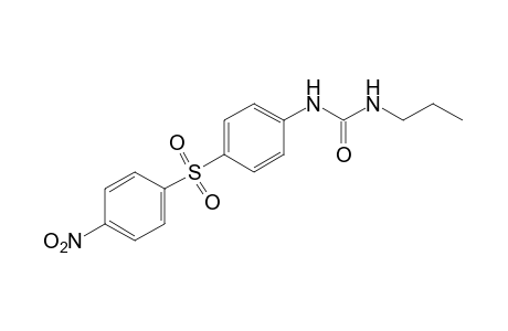 1-{p-[(p-nitrophenyl)sulfonyl]phenyl}-3-propylurea