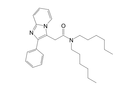 N,N-Di-n-hexy-(2-phenylimidazo[1,2-a]pyridin-3-yl)acetamide