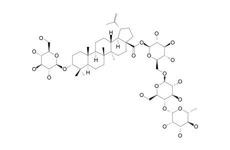 3-EPI-BETULINIC-ACID-3-O-BETA-D-GLUCOPYRANOSIDE-28-[ALPHA-L-RHAMNOPYRANOSYL-(1->4)-O-BETA-D-GLUCOPYRANOSYL-(1->6)]-BETA-D-GLUCOPYRANOSIDE