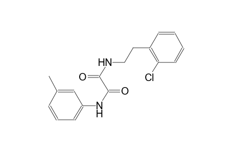 ethanediamide, N~1~-[2-(2-chlorophenyl)ethyl]-N~2~-(3-methylphenyl)-
