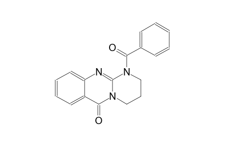 6H-pyrimido[2,1-b]quinazolin-6-one, 1-benzoyl-1,2,3,4-tetrahydro-