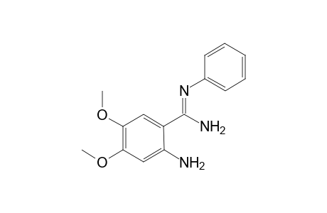 (Z)-2-Amino-4,5-dimethoxy-N'-phenylbenzamidine