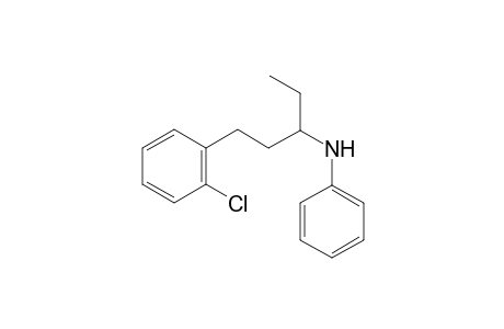 N-(1-(2-Chlorophenyl)pentan-3-yl)aniline
