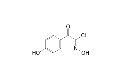 .alpha.-chloro-.alpha.-oximino-4-hydroxyacetophenone