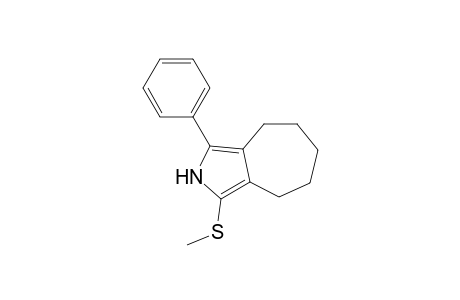 Cyclohepta[c]pyrrole, 2,4,5,6,7,8-hexahydro-1-(methylthio)-3-phenyl-