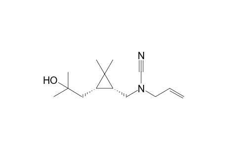 [(1R,3S)-2,2-dimethyl-3-(2-methyl-2-oxidanyl-propyl)cyclopropyl]methyl-prop-2-enyl-cyanamide