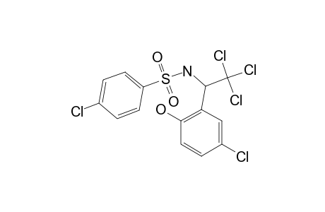 4-CHLORO-N-[2,2,2-TRICHLORO-1-(5-CHLORO-2-HYDROXYPHENYL)-ETHYL]-BENZENESULFONAMIDE