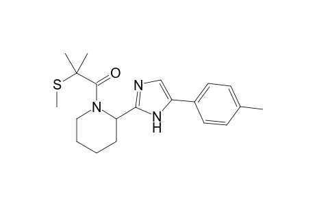 2-methyl-2-(methylthio)-1-(2-(5-(p-tolyl)-1H-imidazol-2-yl)piperidin-1-yl)propan-1-one