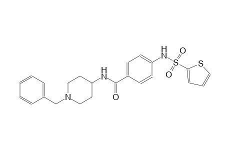 benzamide, N-[1-(phenylmethyl)-4-piperidinyl]-4-[(2-thienylsulfonyl)amino]-