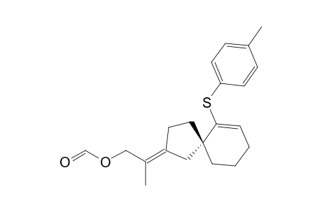 (+)-(2E,5S)-2-{6-(p-Tolylthio)spiro[4.5]dec-6-en-2-ylidene}propyl formate