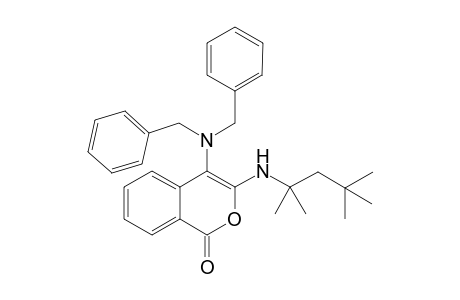4-(Dibenzylamino)-3-[(1,1,3,3-tetramethylbutyl)amino]-1H-2-benzopyran-1-one