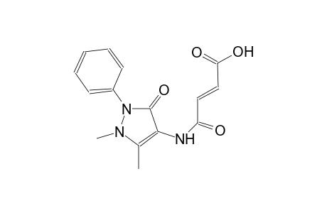 (2E)-4-[(1,5-dimethyl-3-oxo-2-phenyl-2,3-dihydro-1H-pyrazol-4-yl)amino]-4-oxo-2-butenoic acid