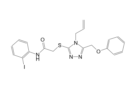 2-{[4-allyl-5-(phenoxymethyl)-4H-1,2,4-triazol-3-yl]sulfanyl}-N-(2-iodophenyl)acetamide