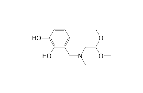 2-[N-(2,3-Dihydroxybenzyl)-N-methylamino]acetaldehyde dimethyl acetal hydrochloride