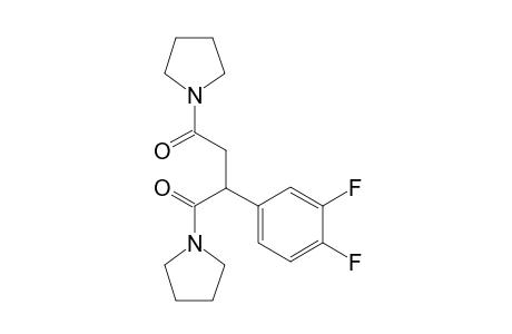 2-(3,4-Difluoro-phenyl)-1,4-dipyrrolidin-1-yl-butane-1,4-dione