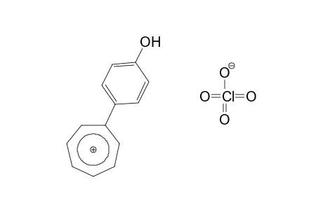 (p-hydroxyphenyl)cycloheptatrienylium perchlorate