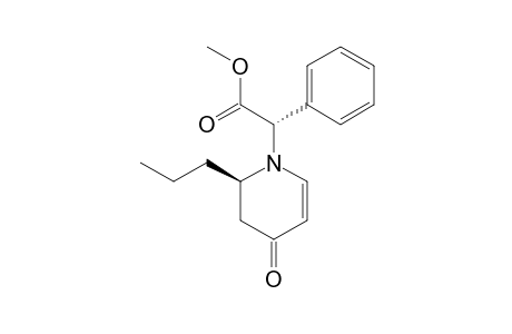 N-[(R)-(METHOXYCARBONYL)-BENZYL]-(6R)-2,3-DIDEHYDRO-6-N-PROPYL-PIPERIDIN-4-ONE