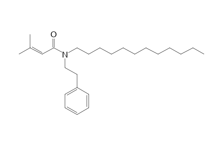 but-2-Enoylamide, 3-methyl-N-(2-phenylethyl)-N-dodecyl-