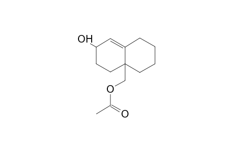 Acetic acid, 7-hydroxy-1,3,4,5,6,7-hexahydro-2H-naphthalen-4a-ylmethyl ester