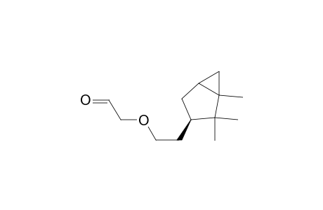 2-(2-((3R)-1,2,2-trimethylbicyclo[3.1.0]hexan-3-yl)ethoxy)acetaldehyde