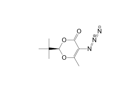 4H-1,3-Dioxin-4-one, 5-azido-2-(1,1-dimethylethyl)-6-methyl-, (R)-