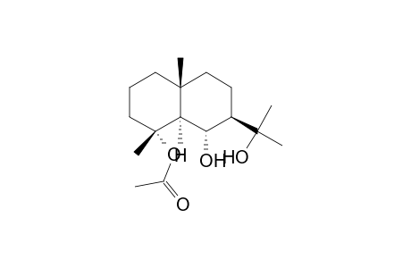1,8-Naphthalenediol, decahydro-7-(1-hydroxy-1-methylethyl)-1,4a-dimethyl-, 1-acetate, [1R-(1.alpha.,4a.beta.,7.beta.,8.alpha.,8a.alpha.)]-