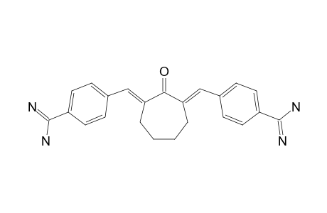 4-[(E)-[(3E)-3-(4-amidinobenzylidene)-2-keto-cycloheptylidene]methyl]benzamidine