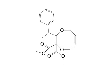 Dimethyl 5,8-dihydro-3-(1'-phenylethyl)-(1,4)-dioxocine-2,2-dicarboxylate