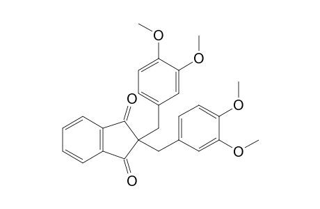 2,2-Bis(3,4-dimethoxybenzyl)-2,3-dihydro-1H-indene-1,3-dione