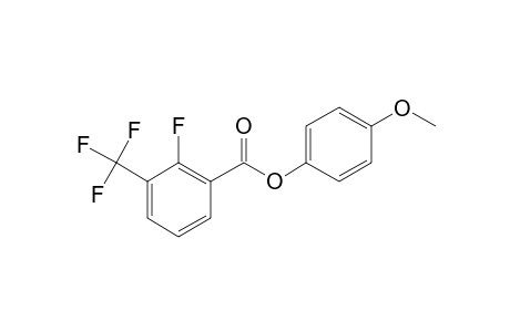 2-Fluoro-3-trifluoromethylbenzoic acid, 4-methoxyphenyl ester