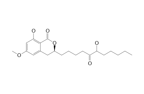 (3R)-8-HYDROXY-6-METHOXY-3-(6-HYDROXY-5-OXOUNDECYL)-3,4-DIHYDROISOCOUMARIN