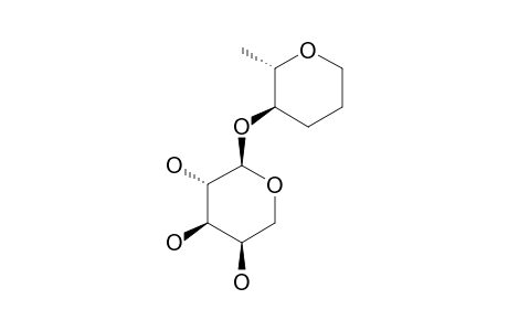 4-O-(ALPHA-L-ARABINOPYRANOSYL)-1,2,3,6-TETRADEOXY-D-ERYTHRO-HEXOPYRANOSE