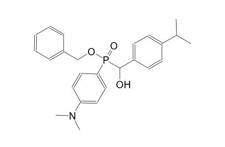 benzyl 4-(dimethylamino)phenyl[hydroxy(4-isopropylphenyl)methyl]phosphinate
