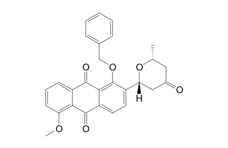 1-BENZYLOXY-5-METHOXY-2-(CIS-6'-METHYL-4'-OXOTETRAHYDRO-2'H-PYRAN-2'-YL)-ANTHRAQUINONE