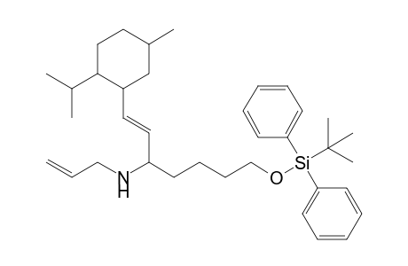 (E)-7-tert-Butyldiphenylsilyloxy-1-(2-isopropyl-5-methylcyclohexyl)-3-[N-(prop-2-en-1-yl)amino]heptene