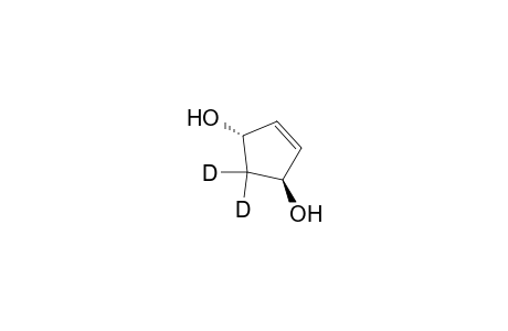 4-Cyclopentene-2,2-D2-1,3-diol, trans-